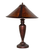 23"H Van Erp Amber Mica Table Lamp