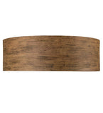 32"W Cilindro Rustic Flush Mount