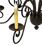 28"W Squire 6 Lt Chandelier