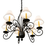 32"W Squire 6 Lt Traditional Chandelier