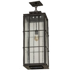 12"Sq Pontrefract Lantern Outdoor Pendant