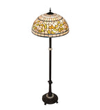 62"H Tiffany Turning Leaf Floor Lamp