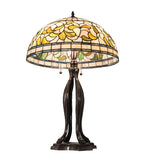30"H Tiffany Turning Leaf Table Lamp