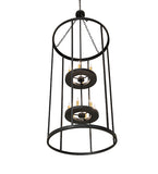 36"W Cilindro Leeds 12 Lt Pendant