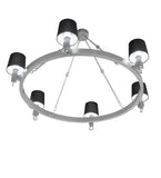 60"W Luebeck 6 Lt Chandelier