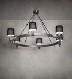 60"W Luebeck 6 Lt Chandelier