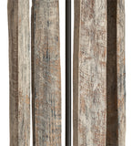 56"W Barrel Stave Madera 12 Lt Two Tier Chandelier