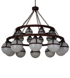 60"W Bola Tavern 20 Lt Two Tier Chandelier