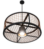 30"W Paloma Golpe Pendant