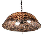 24"W Tiffany Fishscale Pendant