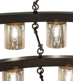 70"W Loxley Horizon Ring 44 Lt Three Tier Chandelier