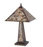 13"Sq Lotus Leaf Table Lamp