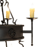 48"W Lorenzo 12 Lt Two Tier Chandelier