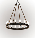 60"W Costello Ring 16 Lt Chandelier