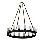 60"W Costello Ring 16 Lt Chandelier