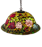 24"W Tiffany Rosebush Pendant