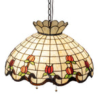 20"W Roseborder Pendant
