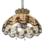 20"W Roseborder Pendant