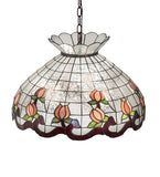 20"W Roseborder Pendant