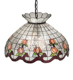 20"W Roseborder Pendant