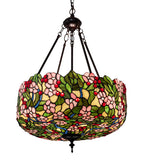 20"W Tiffany Cherry Blossom Inverted Pendant