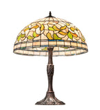 26"H Tiffany Turning Leaf Table Lamp