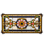 25"W X 12"H Emma Stained Glass Window