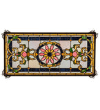 25"W X 12"H Emma Stained Glass Window