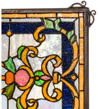 25"W X 12"H Emma Stained Glass Window