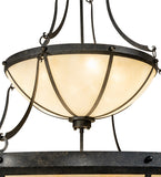 35"W Carousel Two Tier Modern Pendant