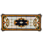 24"W X 10"H Madison Transom Stained Glass Window