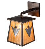 9"W Arrowhead Outdoor Wall Sconce