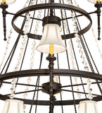 56"W Amaury 21 Lt Three Tier Chandelier