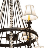 56"W Amaury 21 Lt Three Tier Chandelier