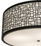 36"W Cilindro Deco Pendant
