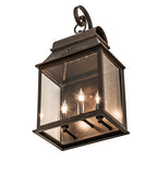 10"W Bastille Lantern Outdoor Wall Sconce