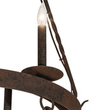 54"W Lakeshore 21 Lt Three Tier Chandelier