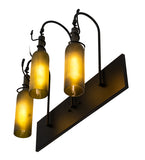 24"W Tuscan Vineyard 3 Lt Bottle Wall Sconce