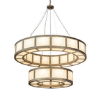 60"W Alessandro 2 Tier Pendant