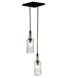 3"Sq Bourbon Bottle 2 Lt Pendant