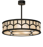 37"W Mission Hill Top Pendant