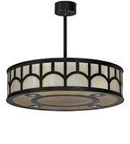 37"W Mission Hill Top Pendant
