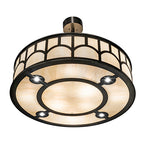 37"W Mission Hill Top Pendant