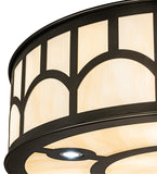37"W Mission Hill Top Pendant