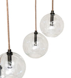 80"L Alva Orb 18 Lt Cascading Chandelier