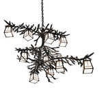 39"W Pine Branch Valley View 10 Lt Chandelier