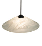20"W Metro Blanco Swirl Pendant