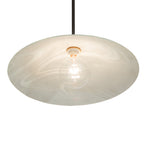 20"W Metro Blanco Swirl Pendant