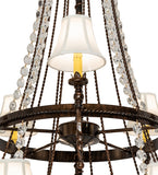 48"W Amaury 15 Lt Two Tier Chandelier
