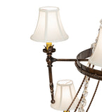 48"W Amaury 15 Lt Two Tier Chandelier